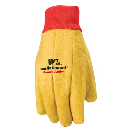 Wells Lamont Wells Lamont Men's Indoor/Outdoor Chore Gloves Yellow One Size Fits All 1 pair 300